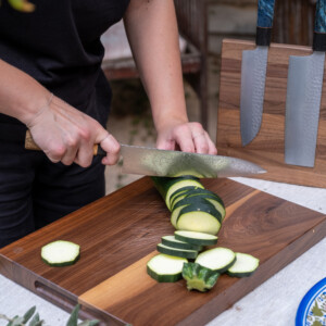 Seki Kyuba SHIN Japanese Kitchen Knife Gyuto 21cm Natural Brown