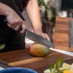 Seki Kyuba SHIN Japanese Kitchen Knife Santoku Mediterranean Blue Seki Kyuba SHIN Japanese Kitchen Knife Santoku Mediterranean Blue