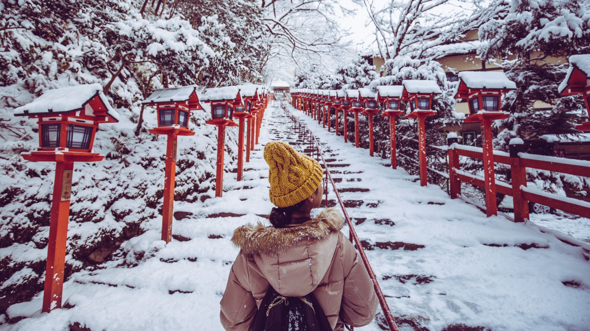 Japan in winter time