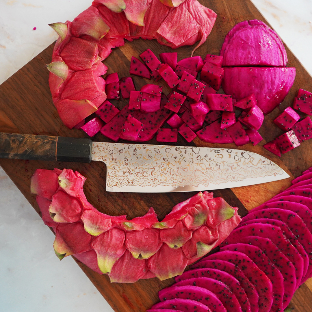 seki kyuba niji santoku dragon fruit