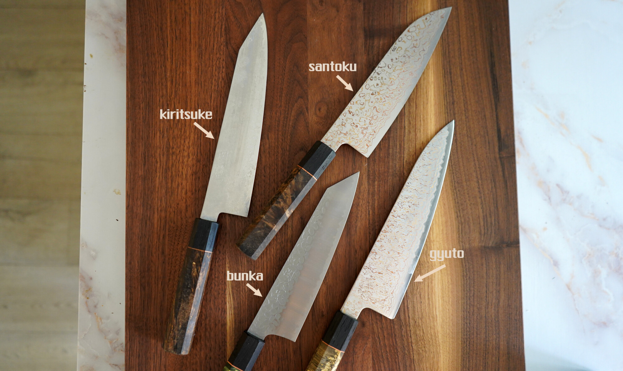 kiritsuke gyuto santoku bunka
