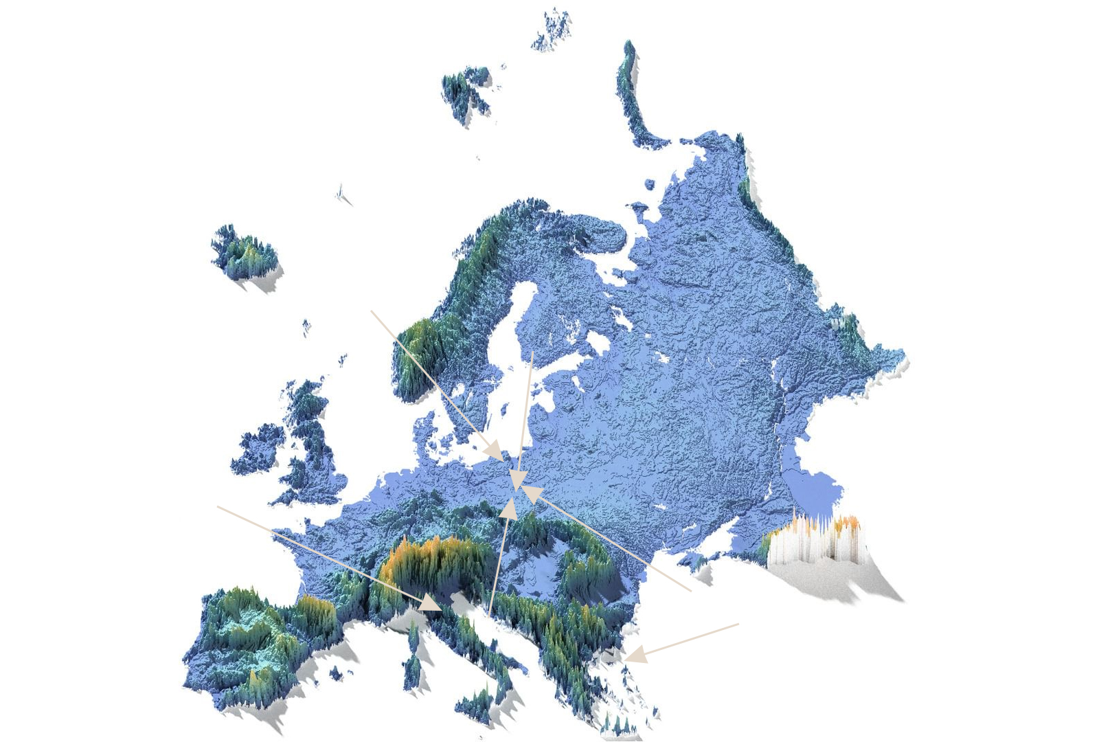 europe map suppliers