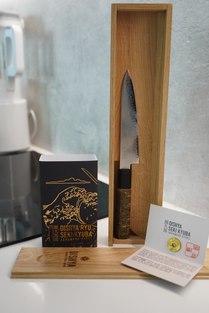 Seki Kyuba RYU Knife Petty Pairing Japanese Kitchen Knife Seki Kyuba RYU Knife Petty Pairing Japanese Kitchen Knife