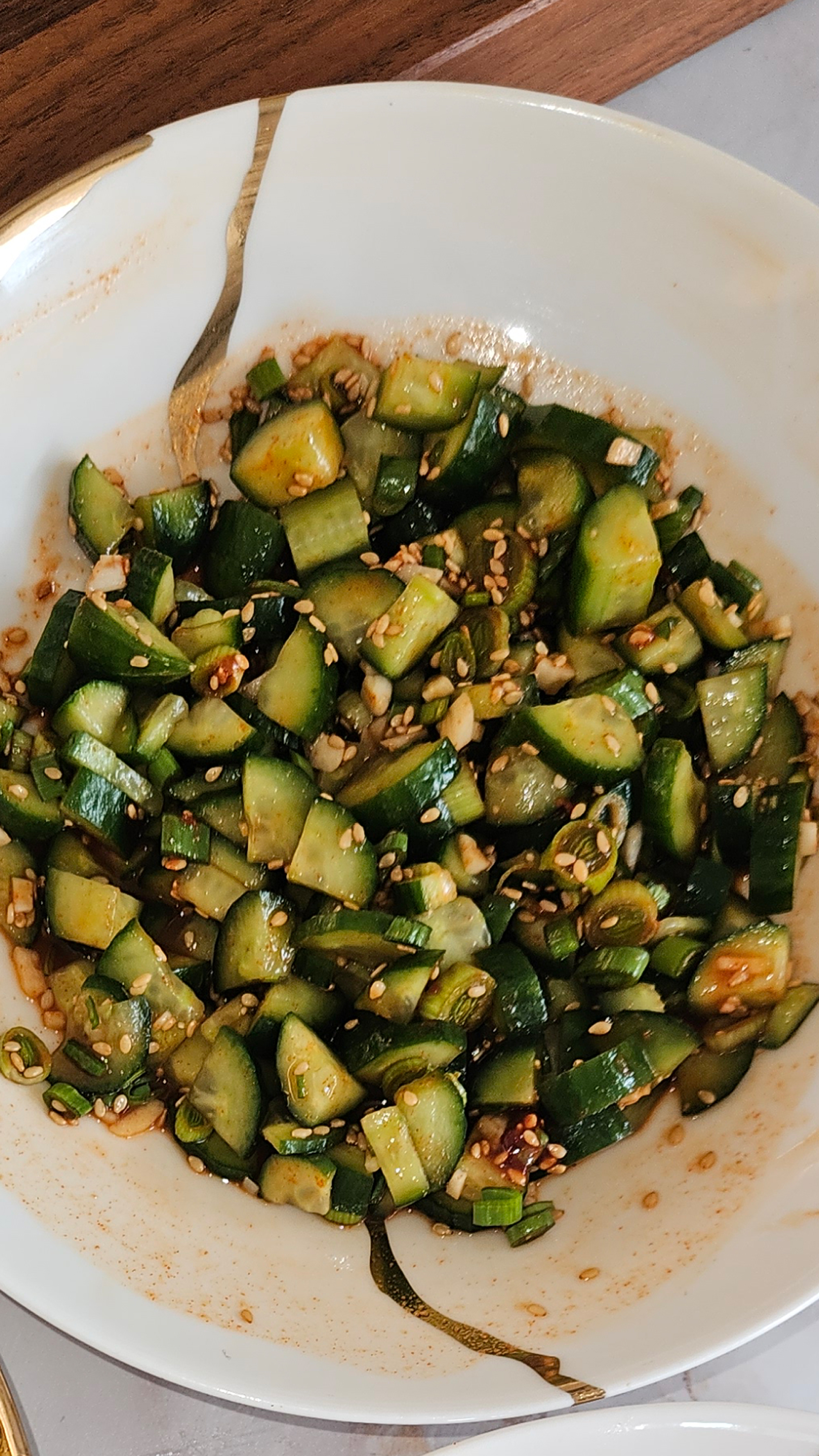 Spicy Gochugaru Cucumber Salad