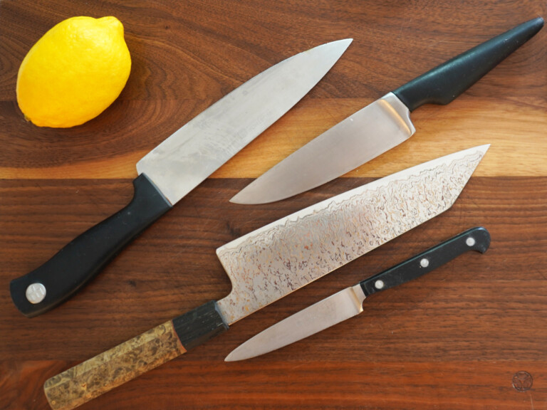 knife types german japenese unibody bolster no bolster tang