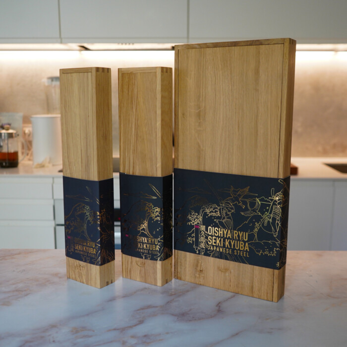 Seki Kyuba RYU Japanisches Küchenmesserset Kochmesser Seki Kyuba RYU Japanisches Küchenmesserset Kochmesser